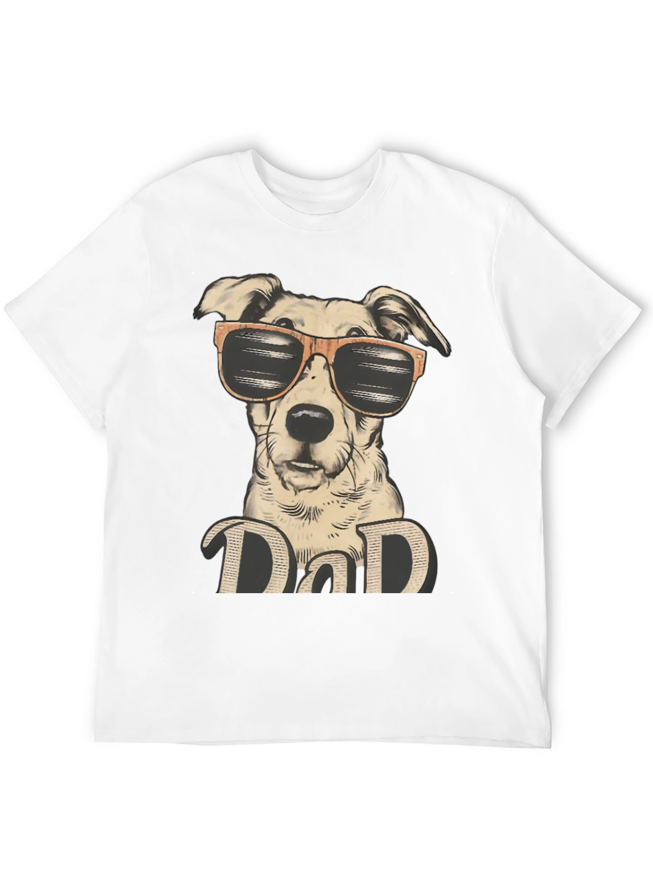 Cool Dog Dad Graphic T-Shirt