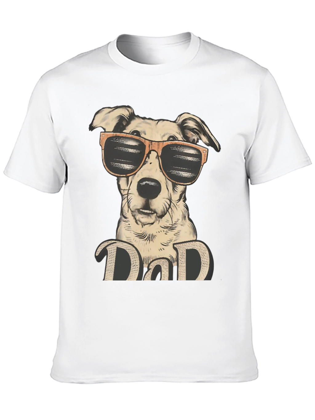 Cool Dog Dad Graphic T-Shirt
