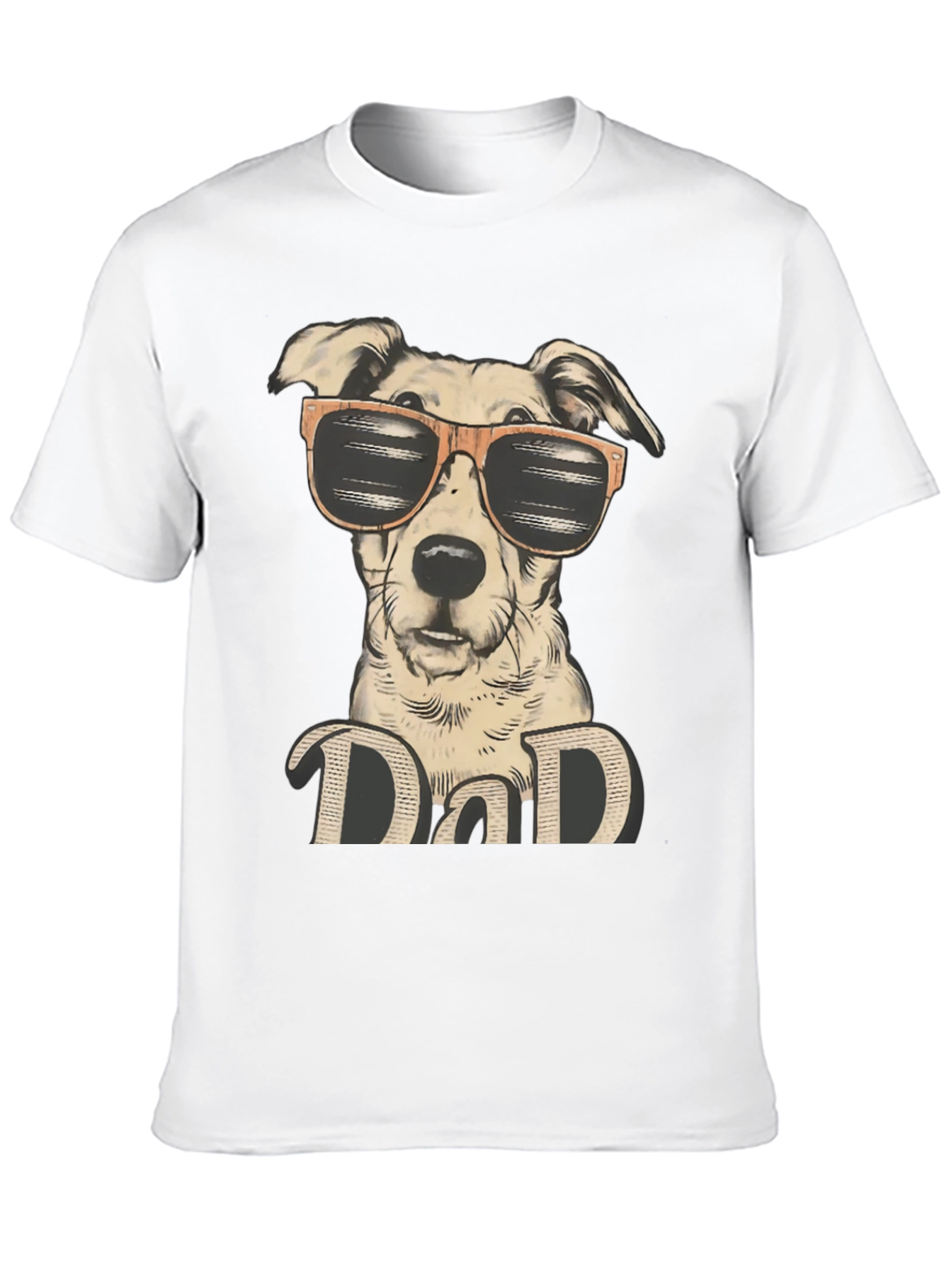 Cool Dog Dad Graphic T-Shirt