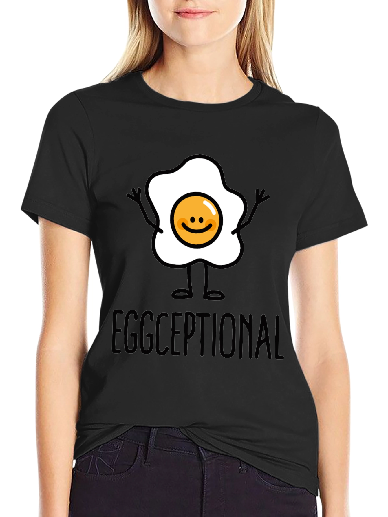 Eggceptional Graphic Tee - Funny Food Pun T-Shirt