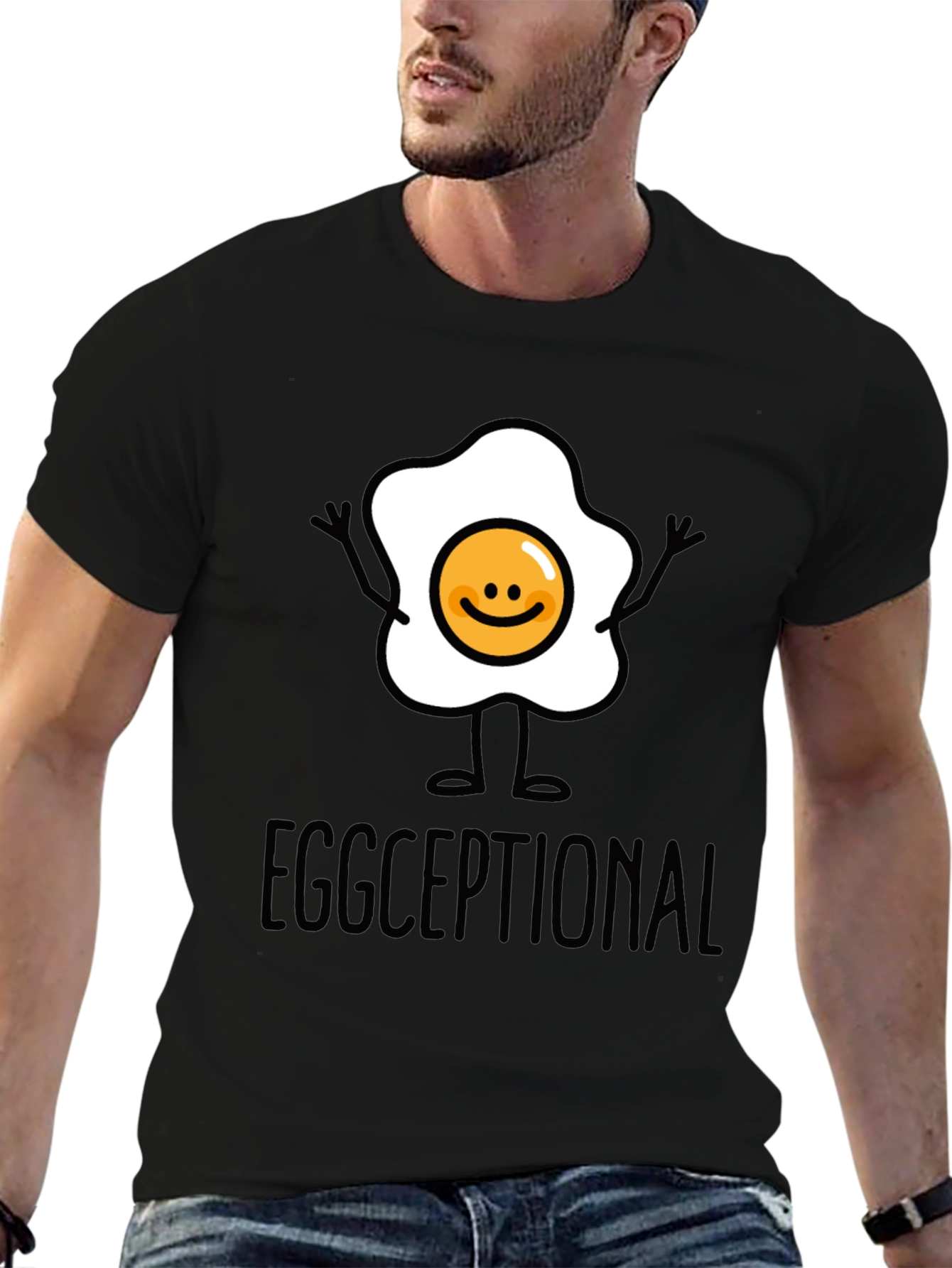Eggceptional Graphic Tee - Funny Food Pun T-Shirt