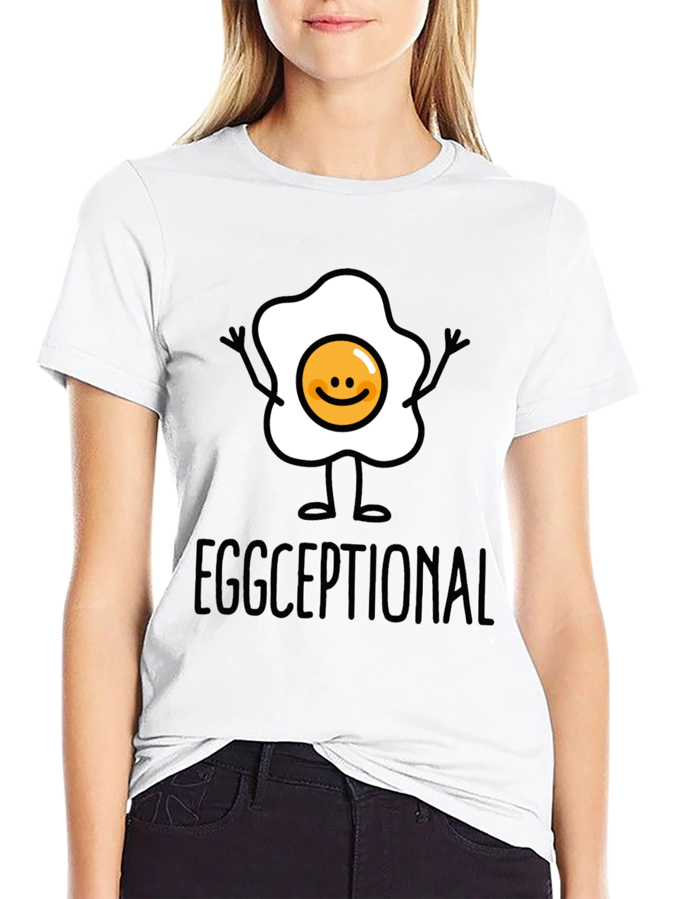 Eggceptional Graphic Tee - Funny Food Pun T-Shirt