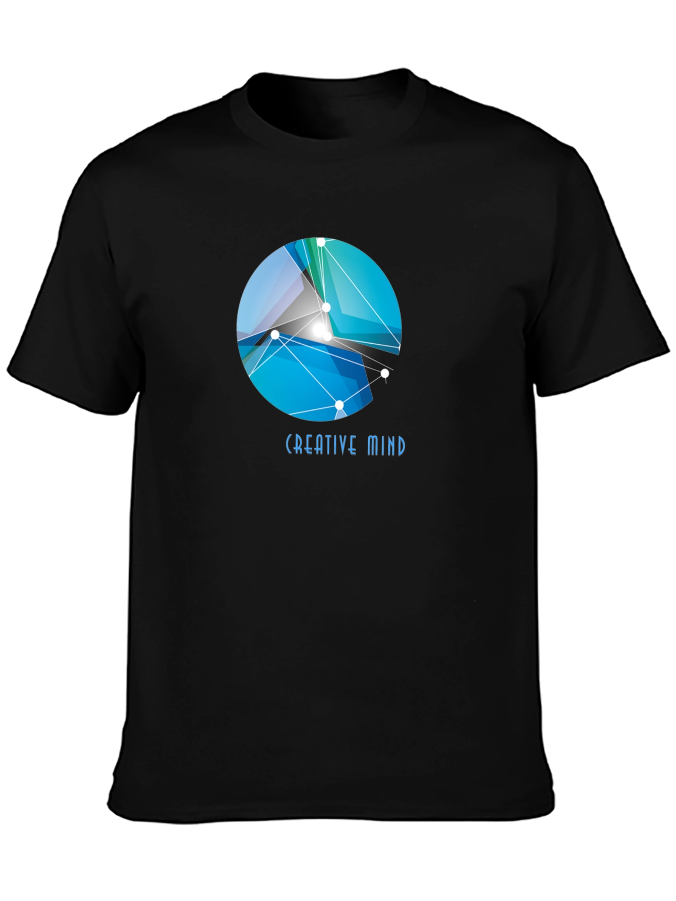 Creative Mind Graphic Tee - Abstract Design