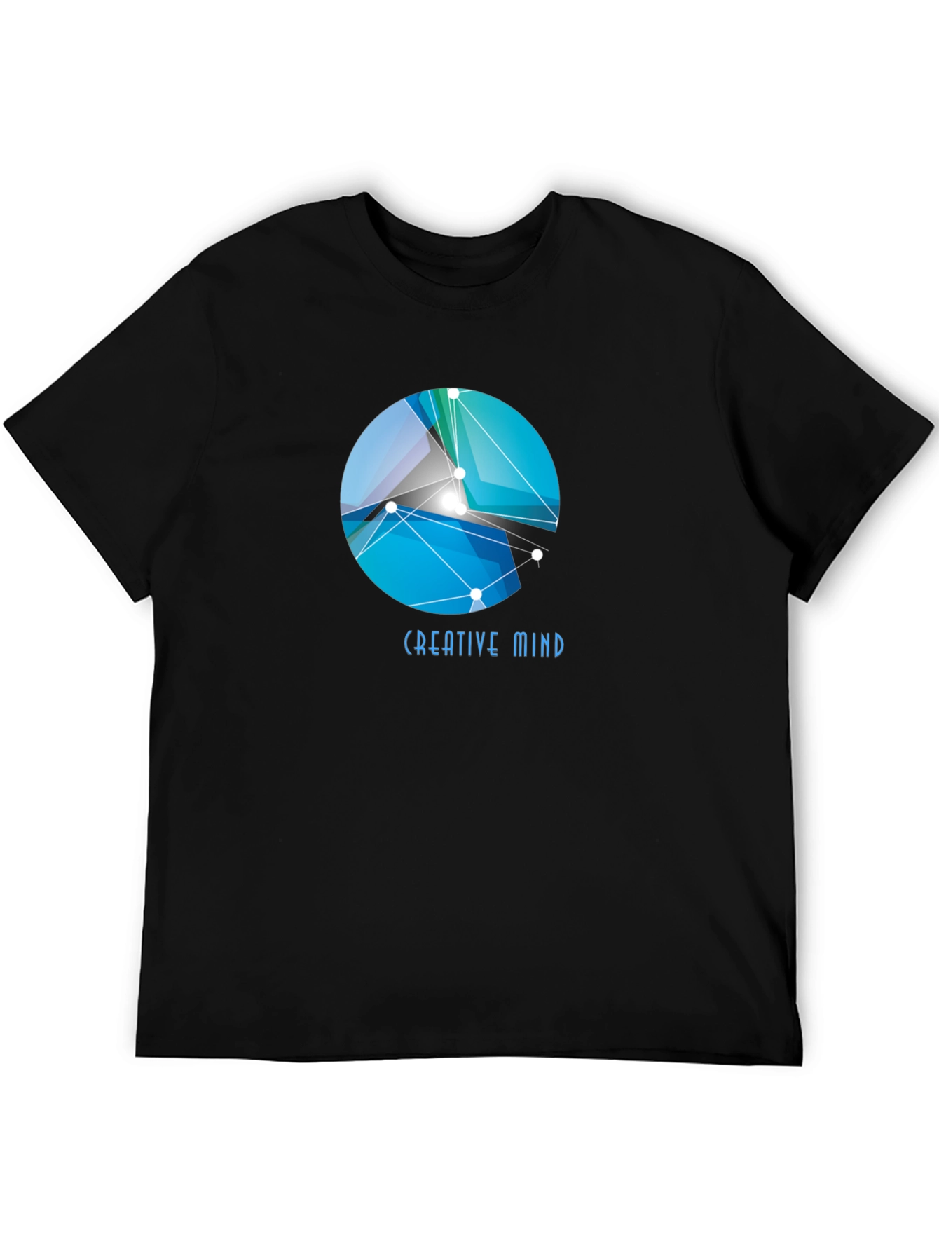 Creative Mind Graphic Tee - Abstract Design