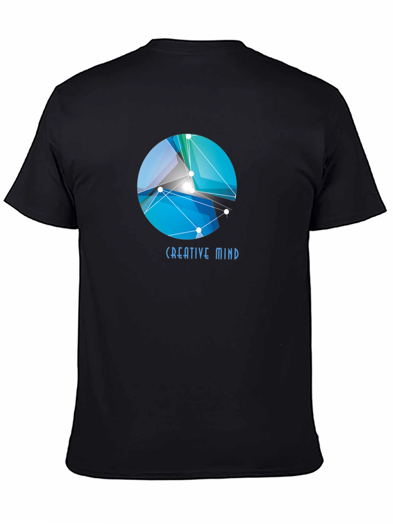 Creative Mind Graphic Tee - Abstract Design