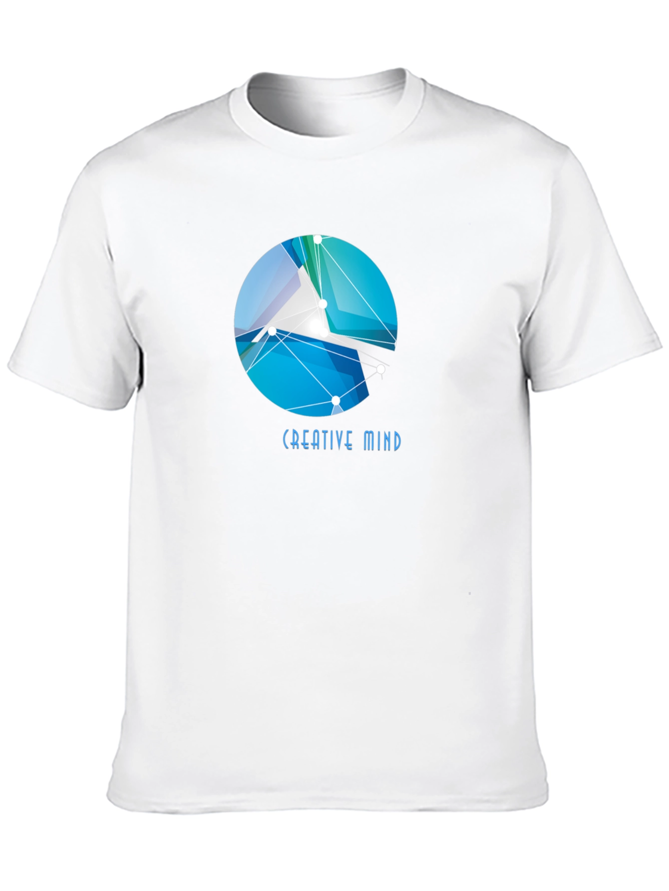 Creative Mind Graphic Tee - Abstract Design