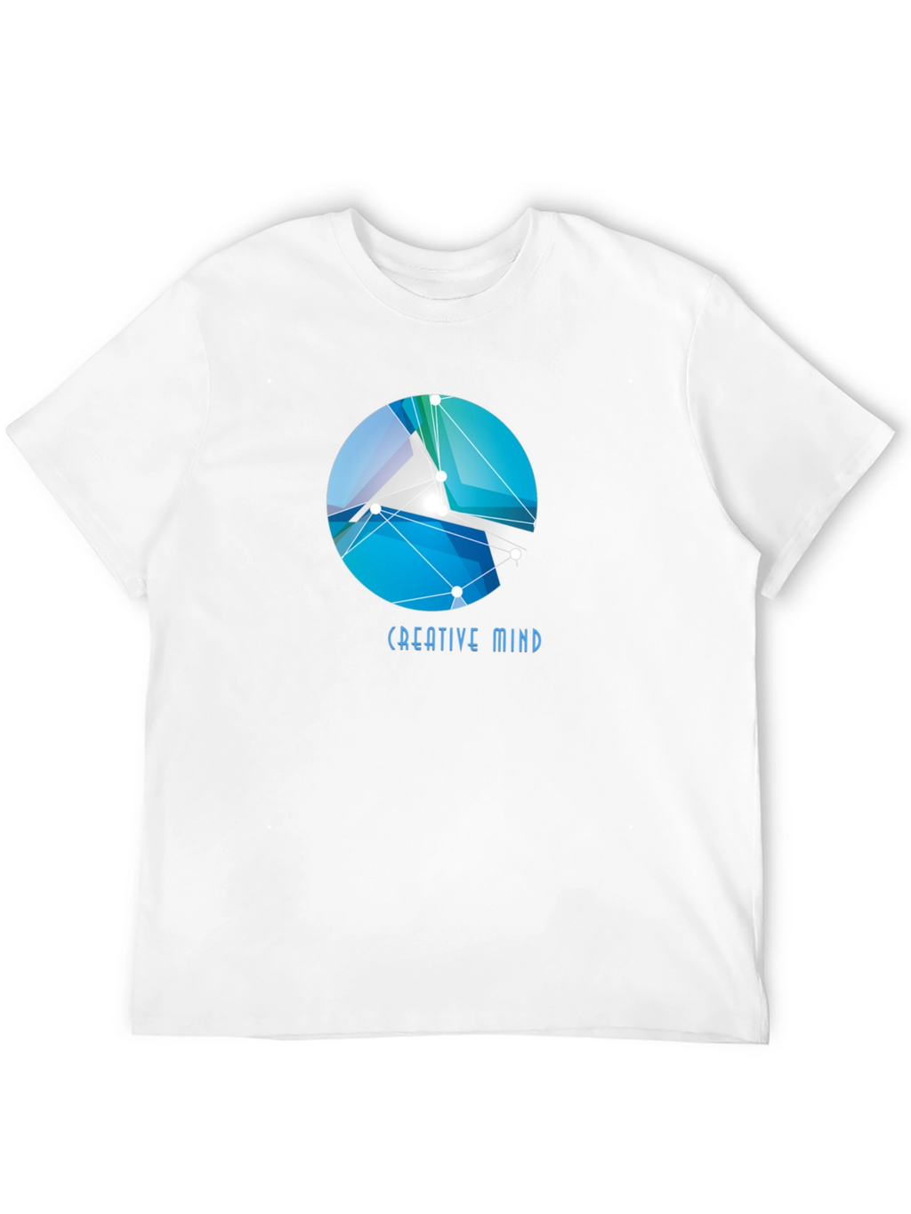 Creative Mind Graphic Tee - Abstract Design
