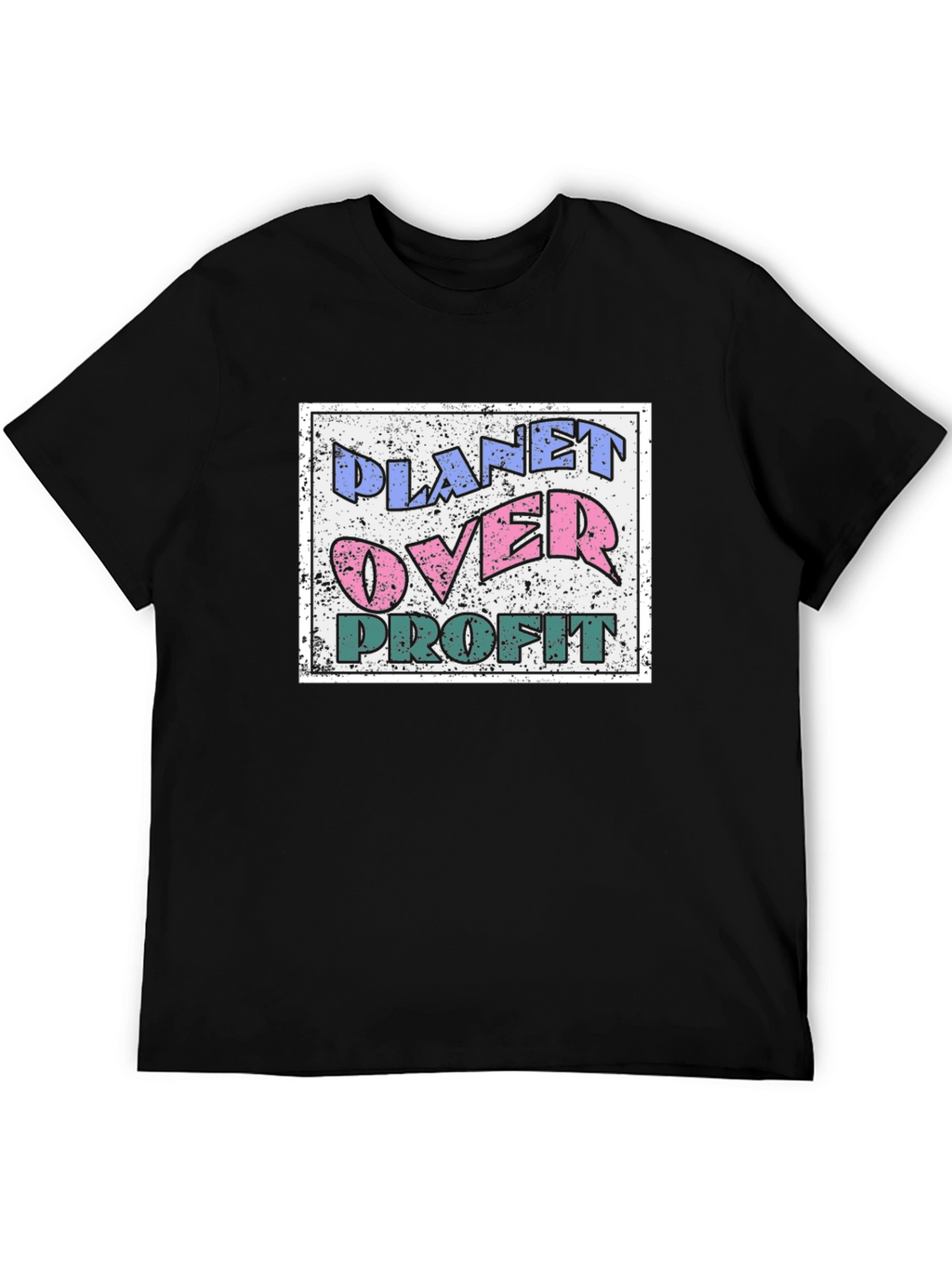 Planet Over Profit Graphic T-Shirt - Eco-Friendly