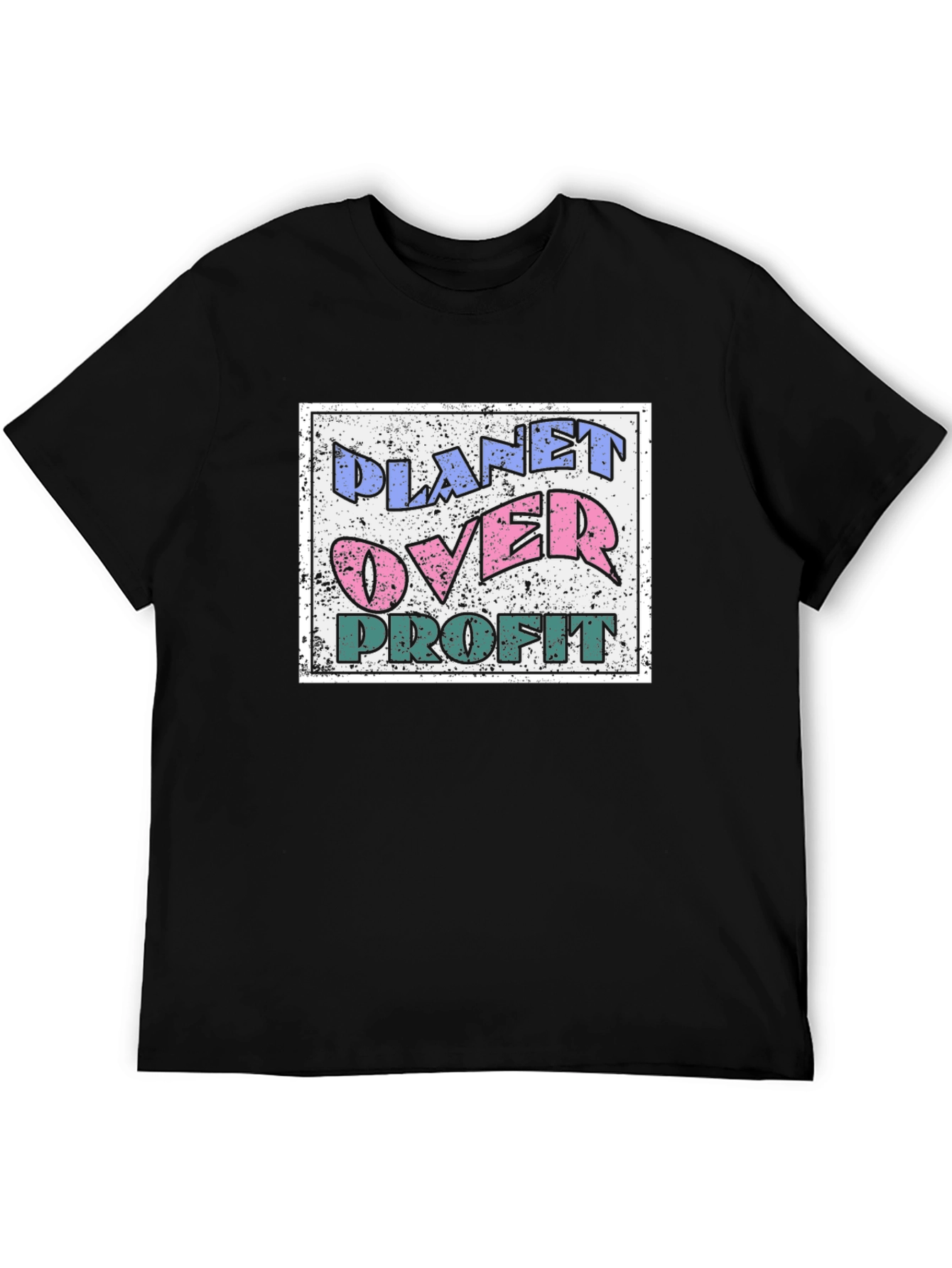 Planet Over Profit Graphic T-Shirt - Eco-Friendly
