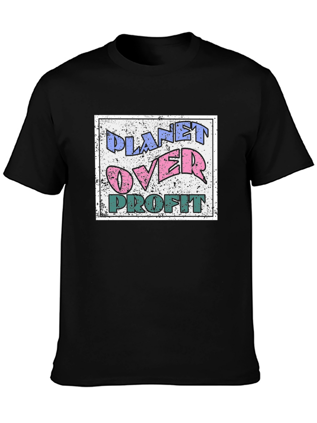 Planet Over Profit Graphic T-Shirt - Eco-Friendly