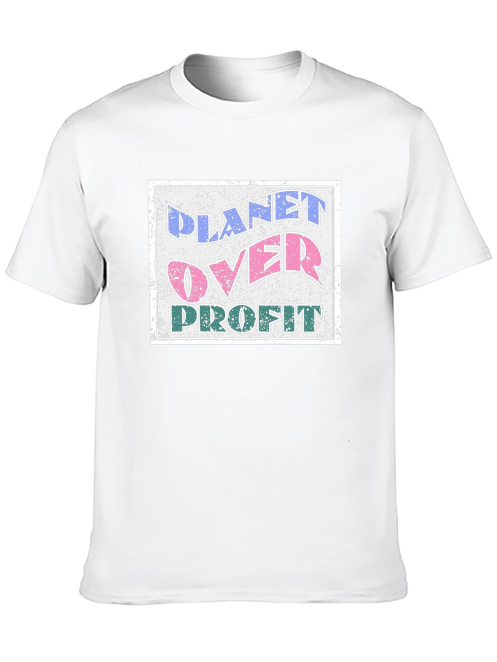 Planet Over Profit Graphic T-Shirt - Eco-Friendly
