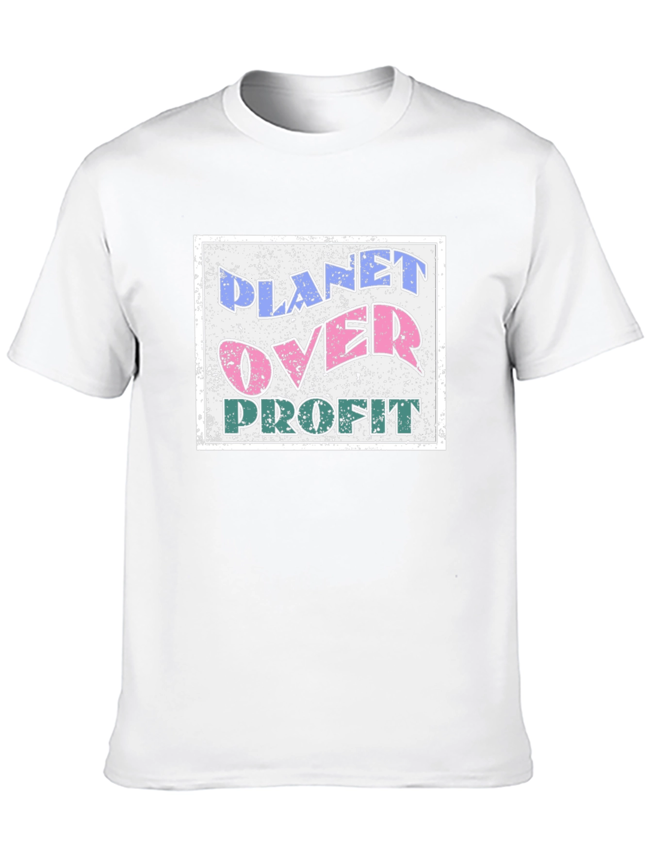 Planet Over Profit Graphic T-Shirt - Eco-Friendly