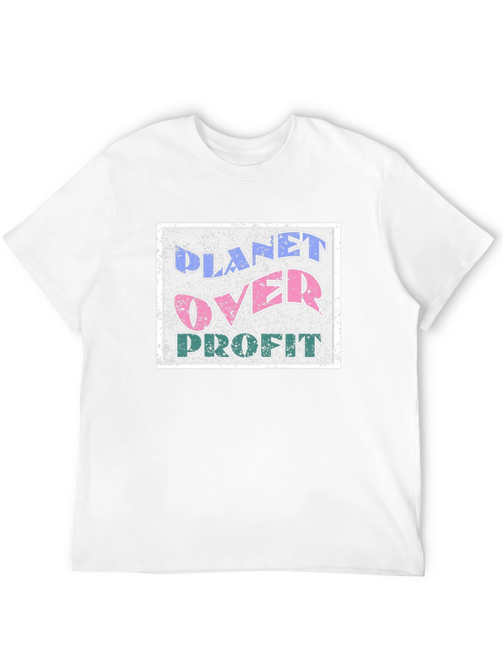Planet Over Profit Graphic T-Shirt - Eco-Friendly