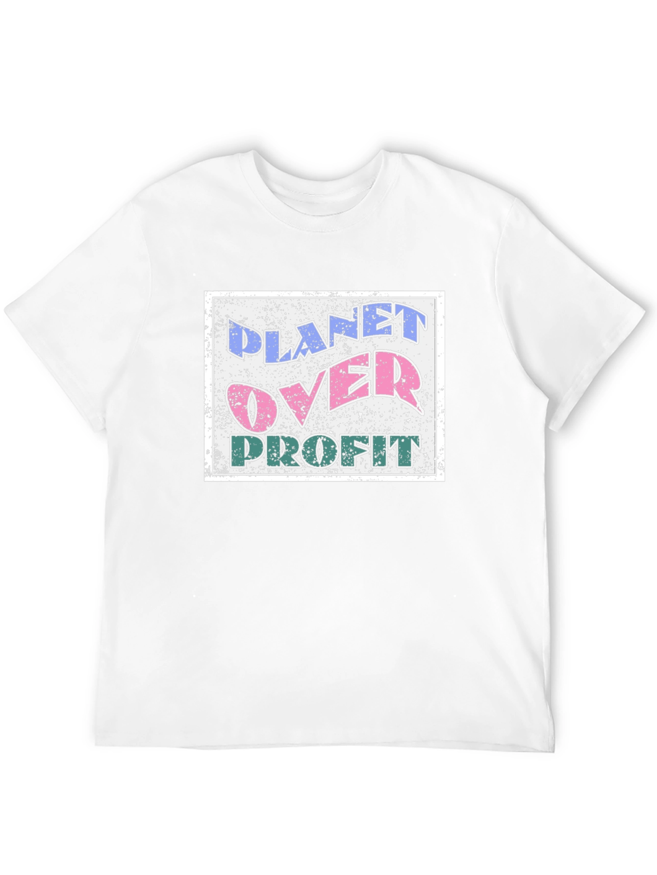 Planet Over Profit Graphic T-Shirt - Eco-Friendly