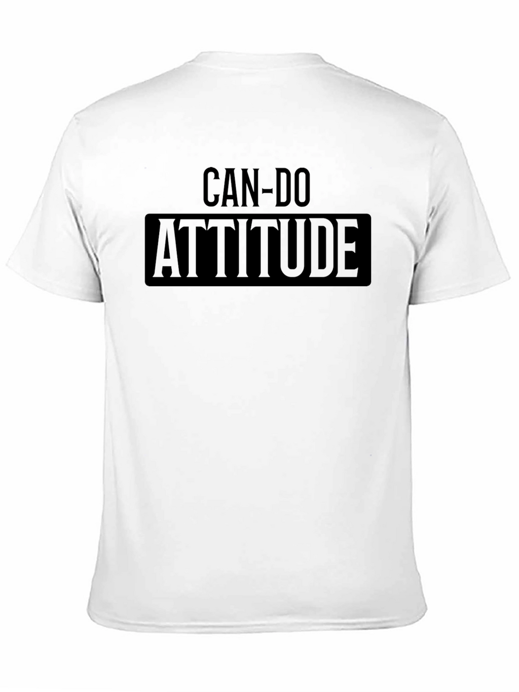 Can-Do Attitude Black Graphic Tee