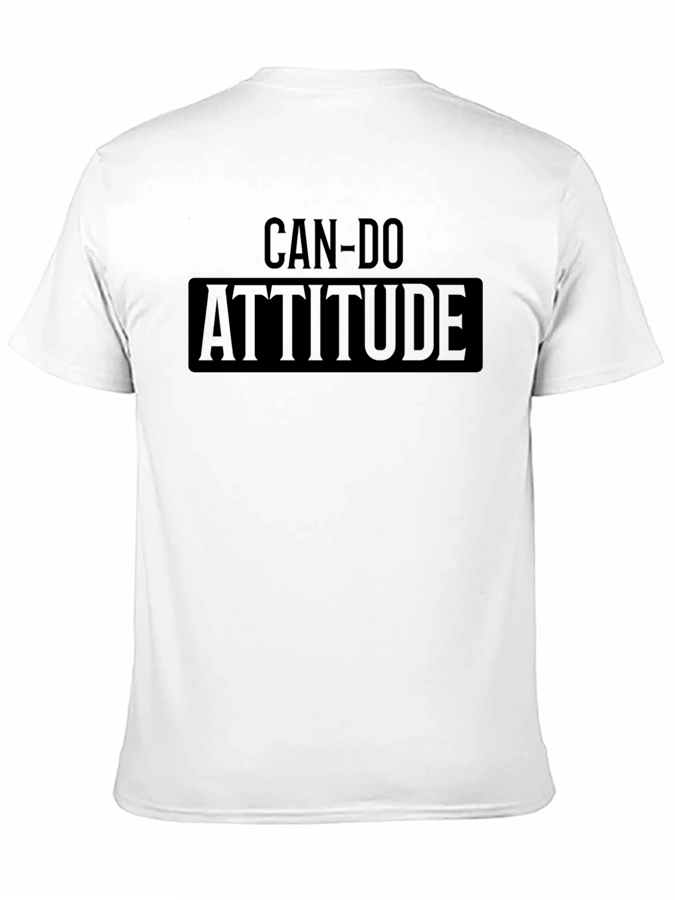 Can-Do Attitude Black Graphic Tee