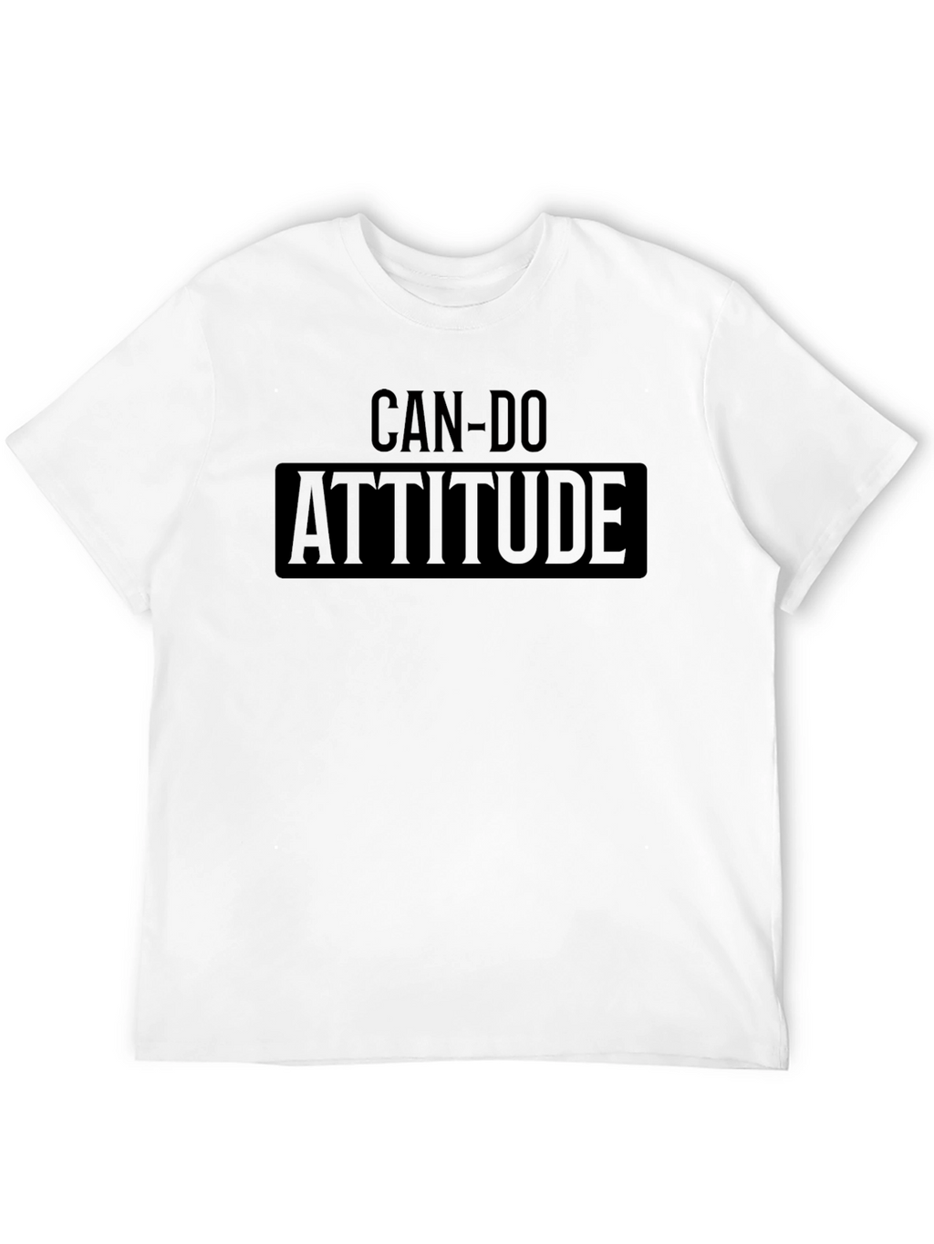 Can-Do Attitude Black Graphic Tee