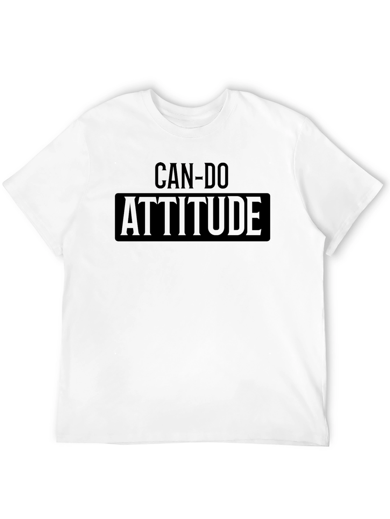 Can-Do Attitude Black Graphic Tee