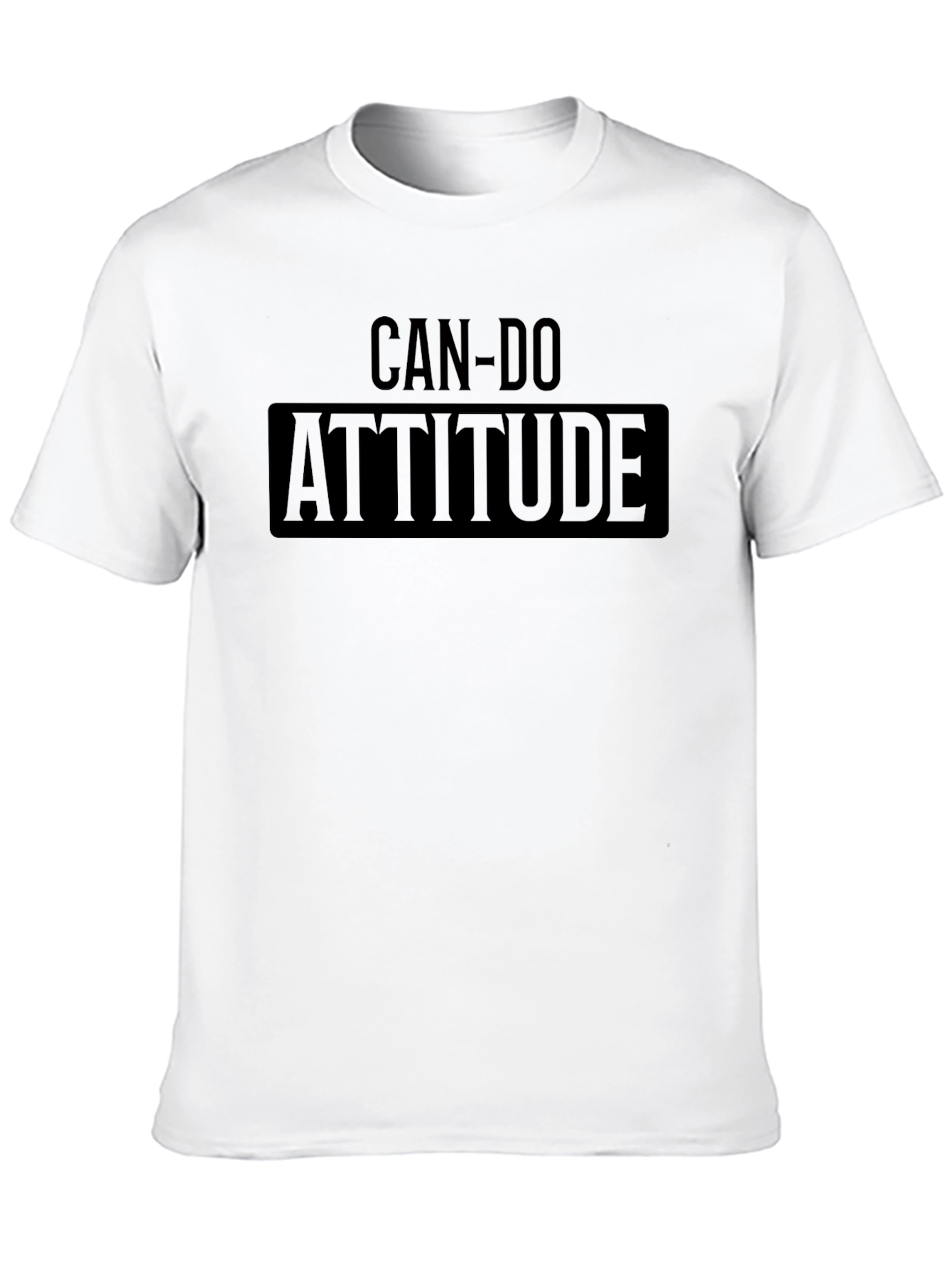 Can-Do Attitude Black Graphic Tee