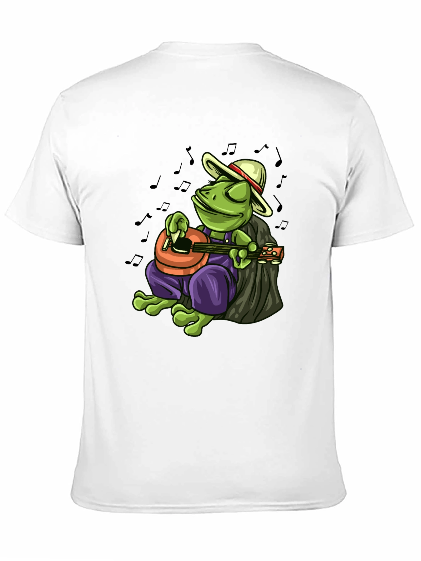 Cool Frog Musician Graphic T-Shirt