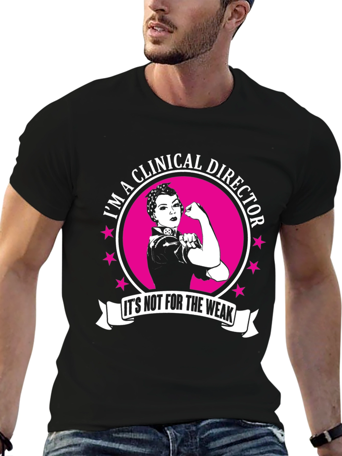 Clinical Director T-Shirt - Strong Woman Design