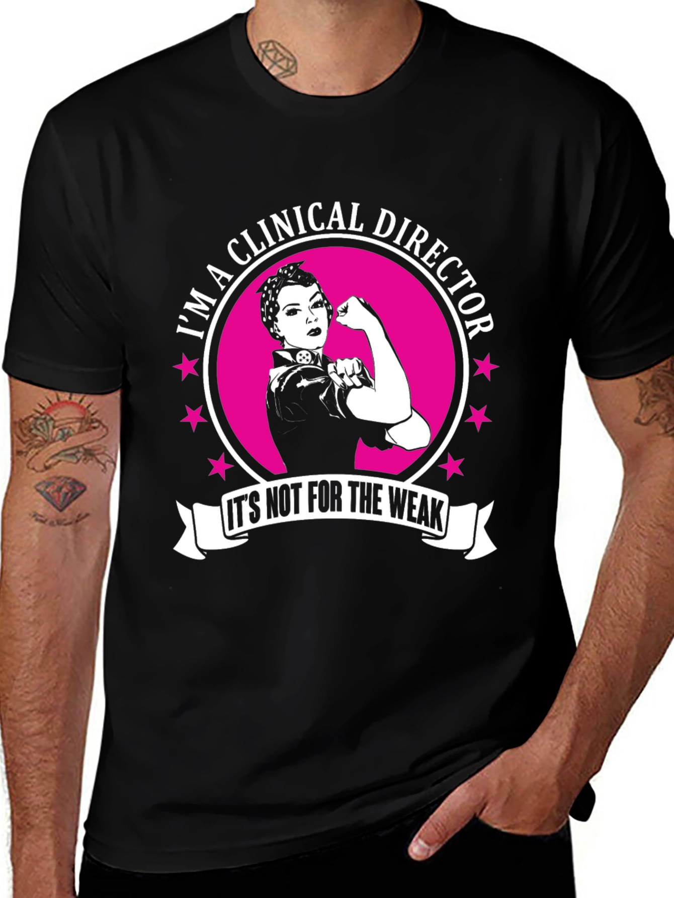 Clinical Director T-Shirt - Strong Woman Design