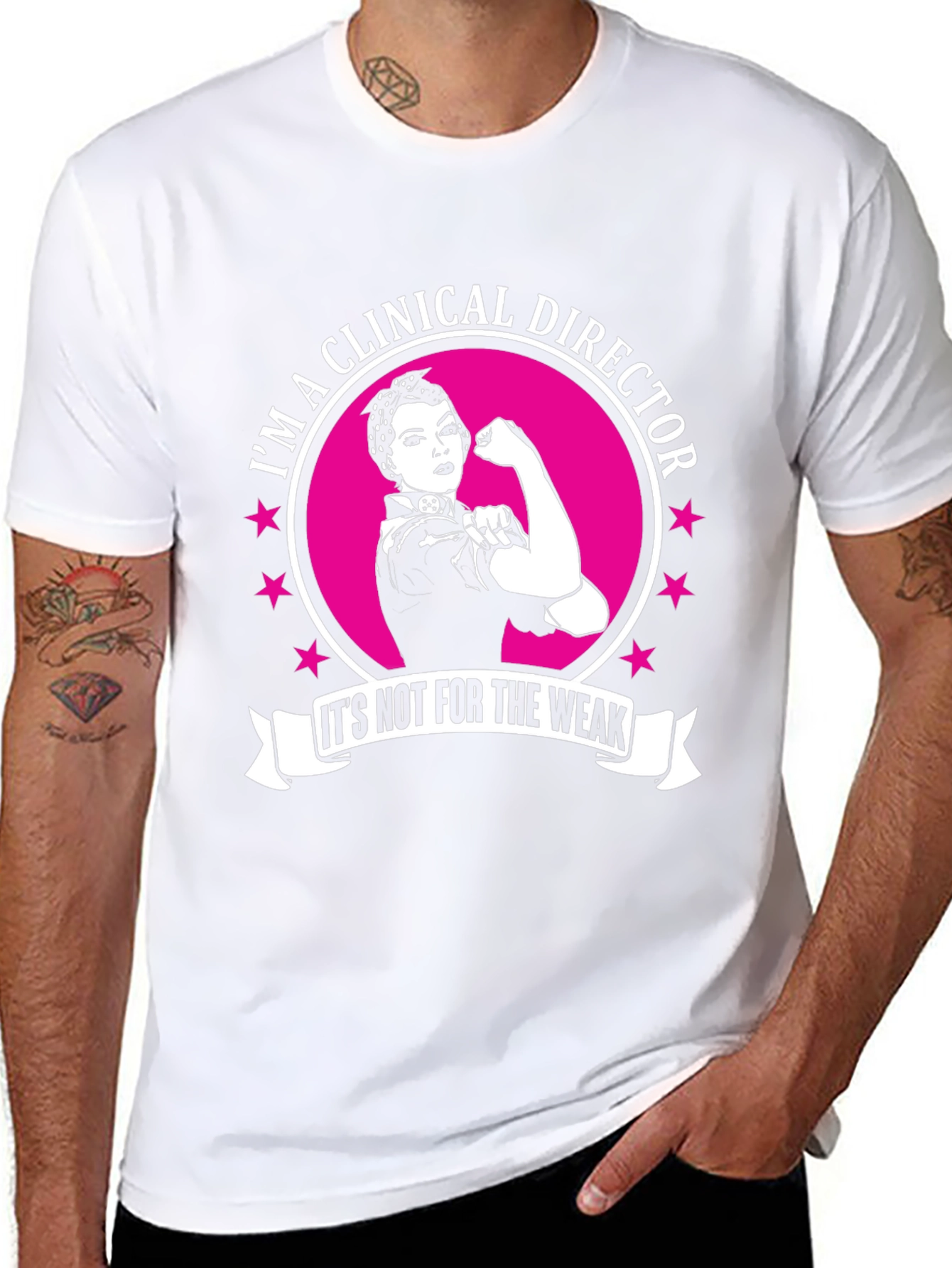 Clinical Director T-Shirt - Strong Woman Design