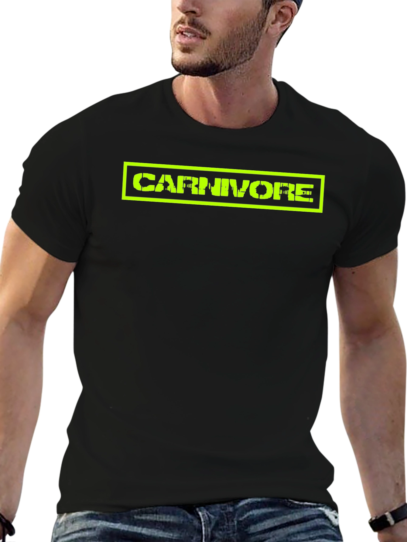 Carnivore Graphic Tee - Black Edgy Style