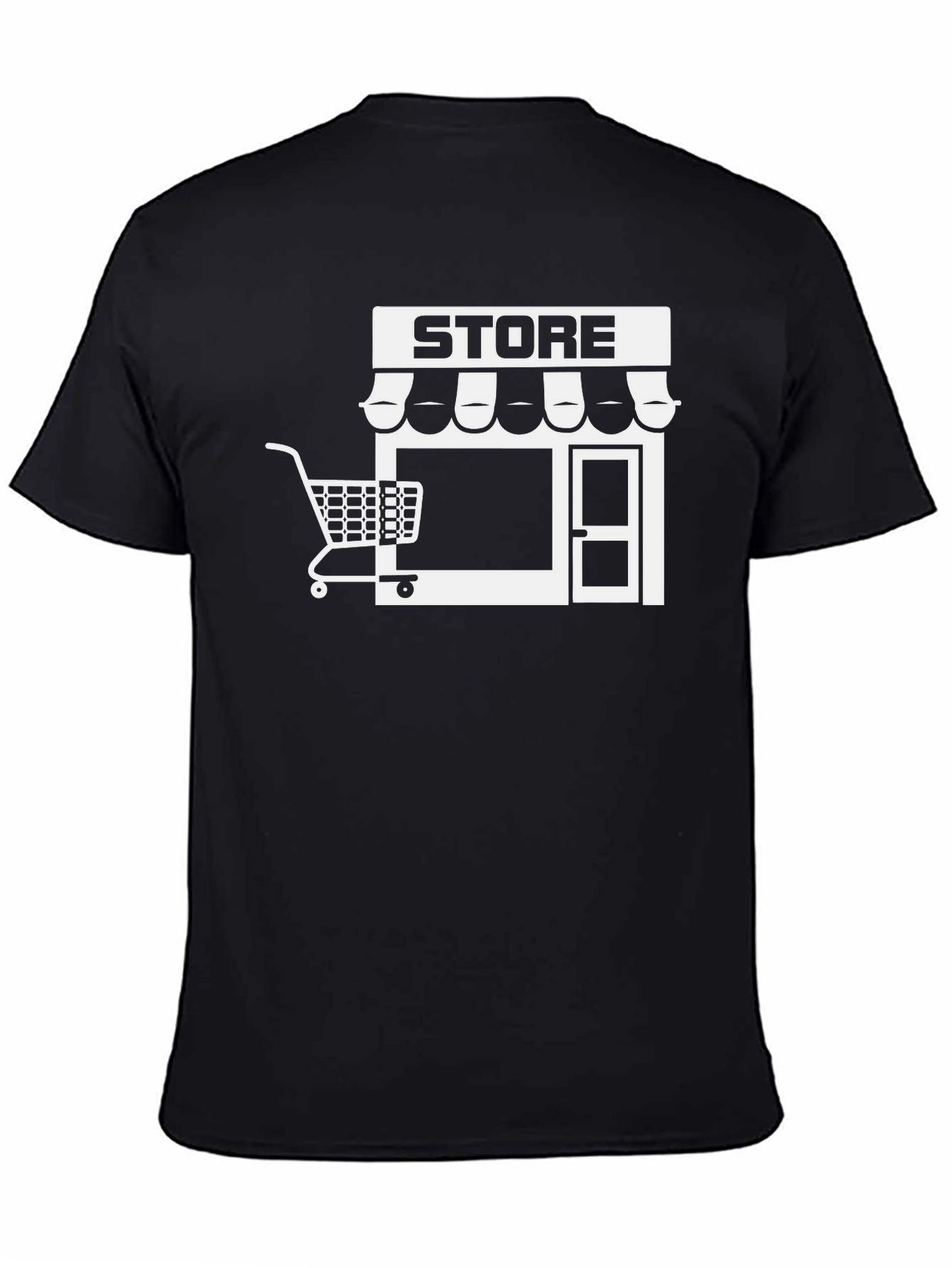 Storefront Graphic Tee - Black Cotton Blend