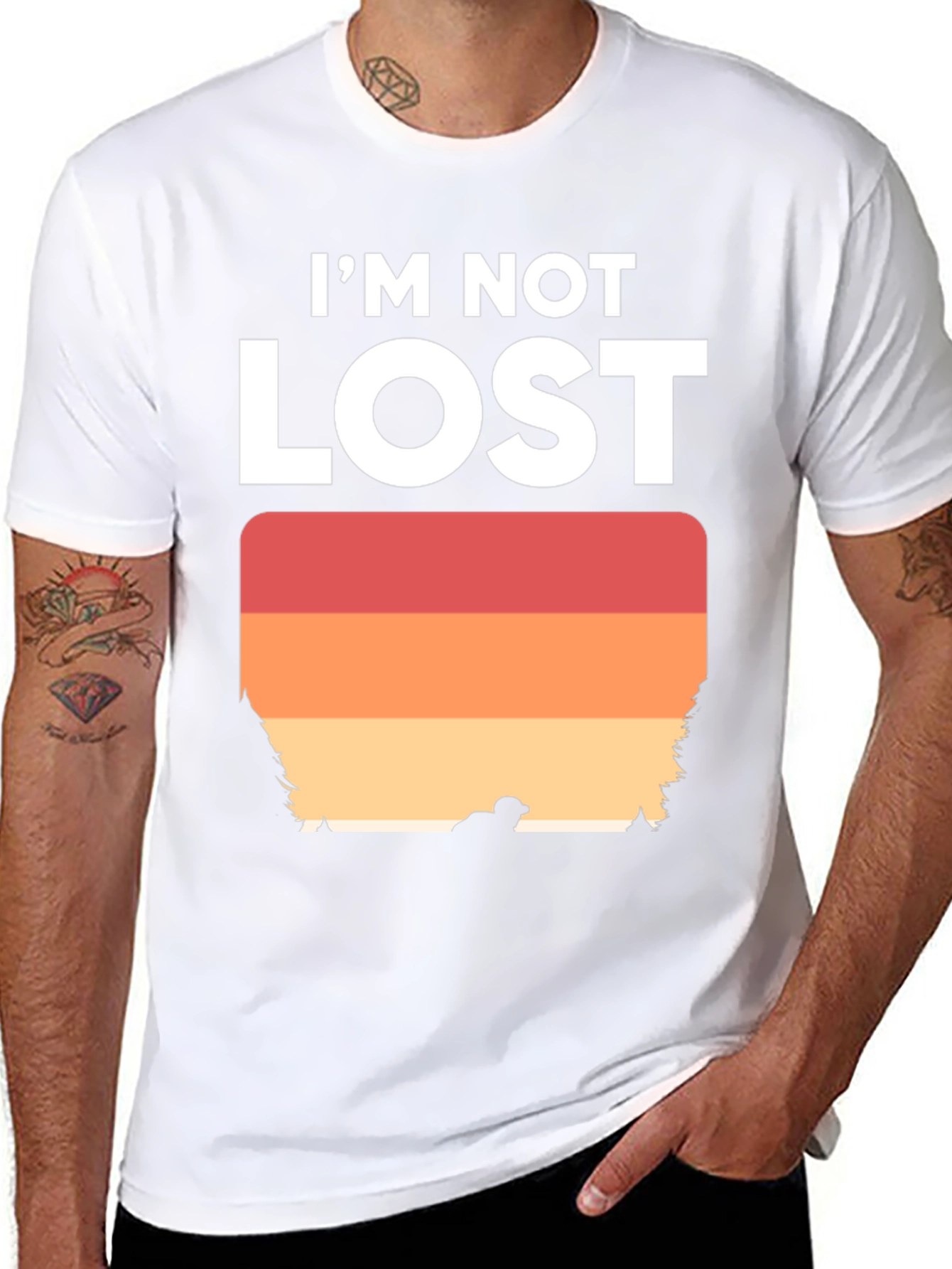 Im Not Lost Graphic Tee - Adventure Shirt