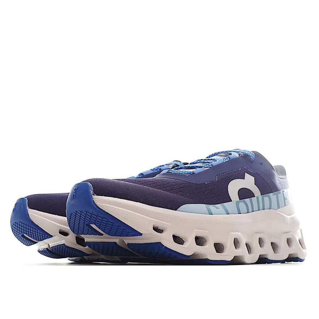 On Running Cloudmonster Sneakers Dark Blue | White
