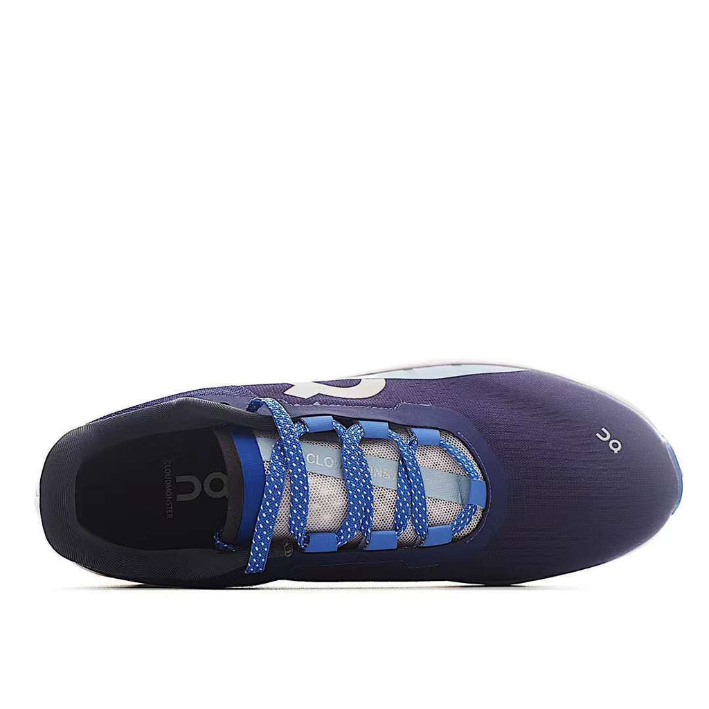 On Running Cloudmonster Sneakers Dark Blue | White
