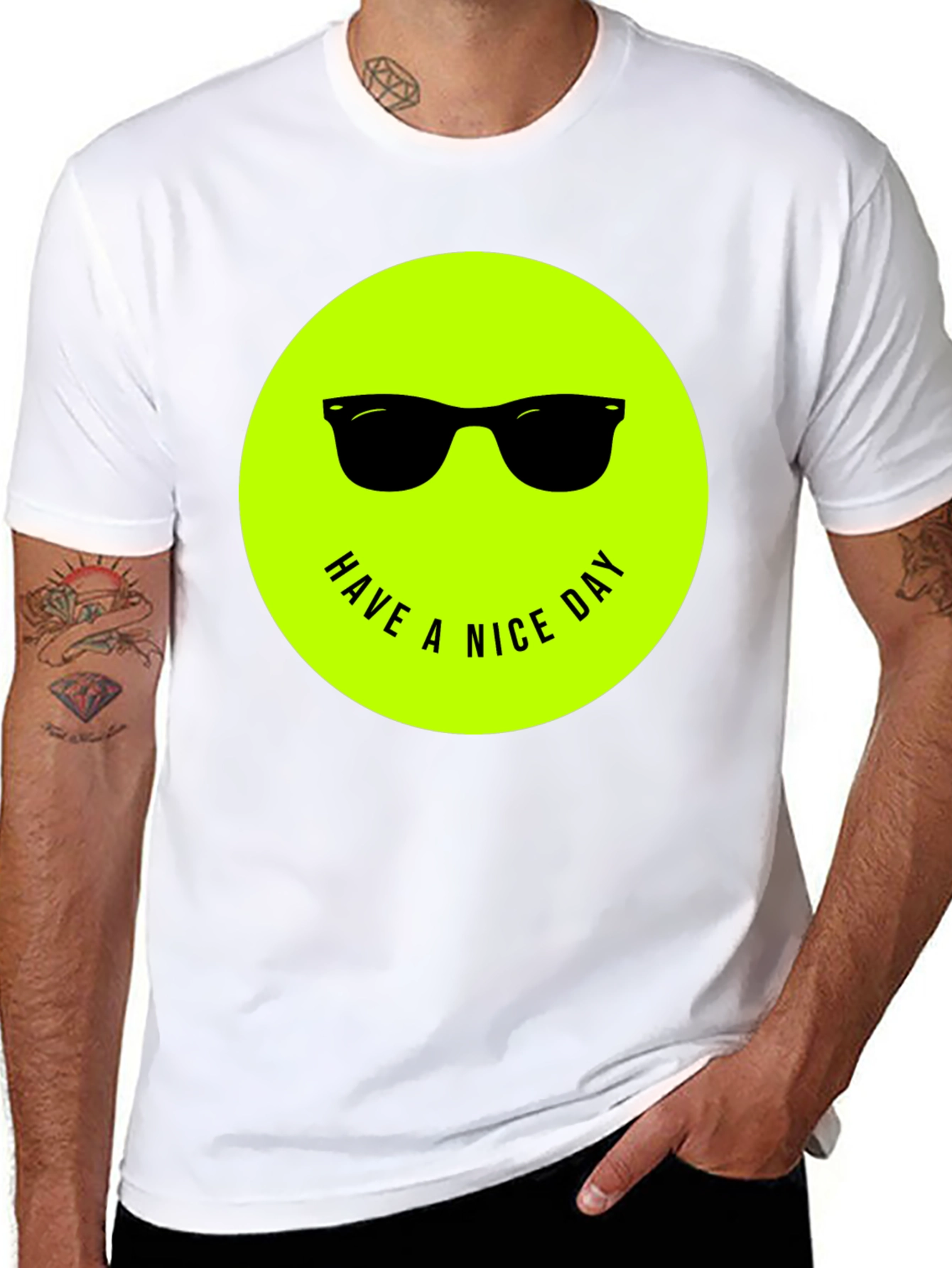 Cool Smiley Face T-Shirt - Have a Nice Day!