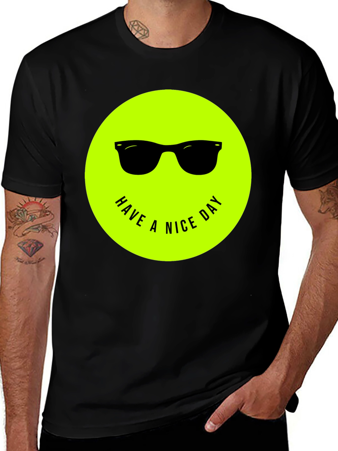 Cool Smiley Face T-Shirt - Have a Nice Day!