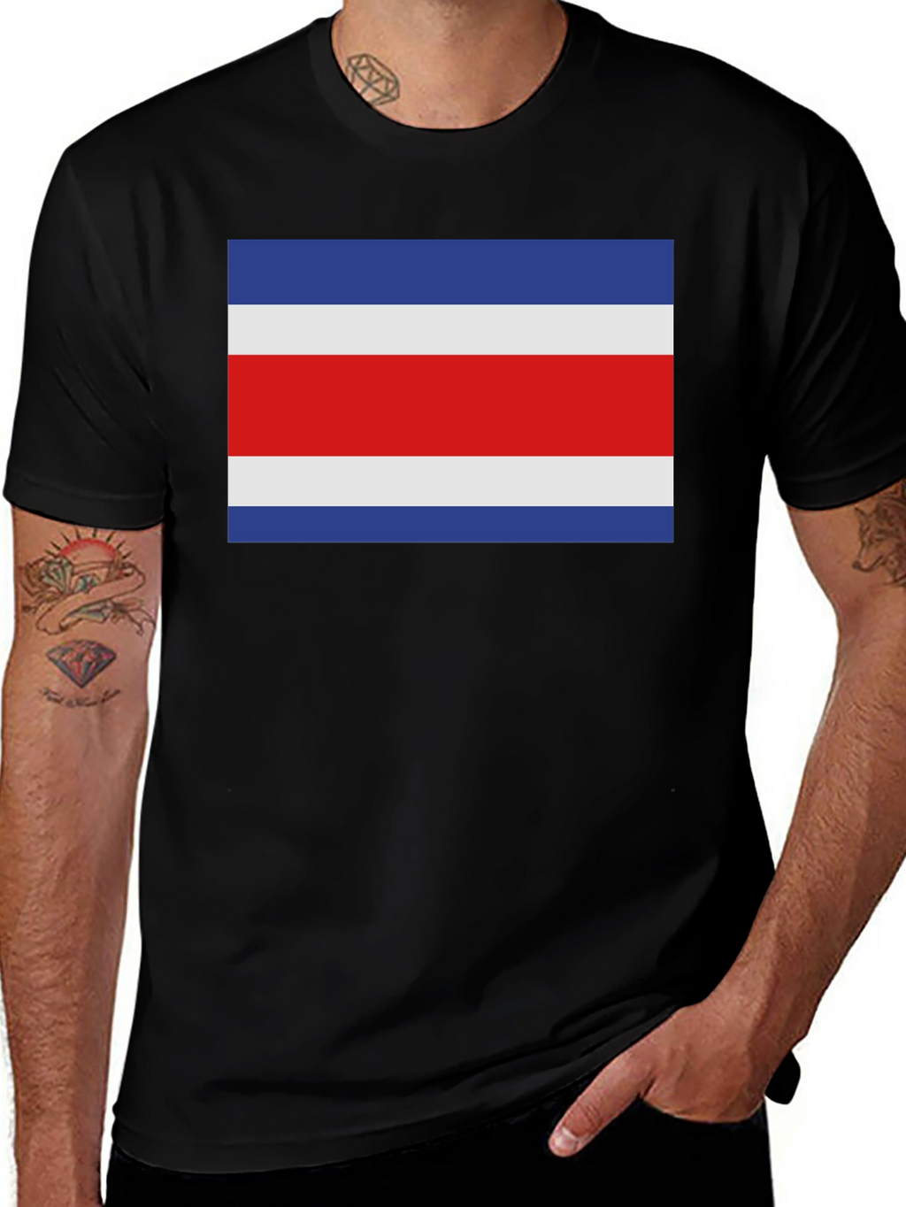 Costa Rica Flag T-Shirt - Graphic Tee