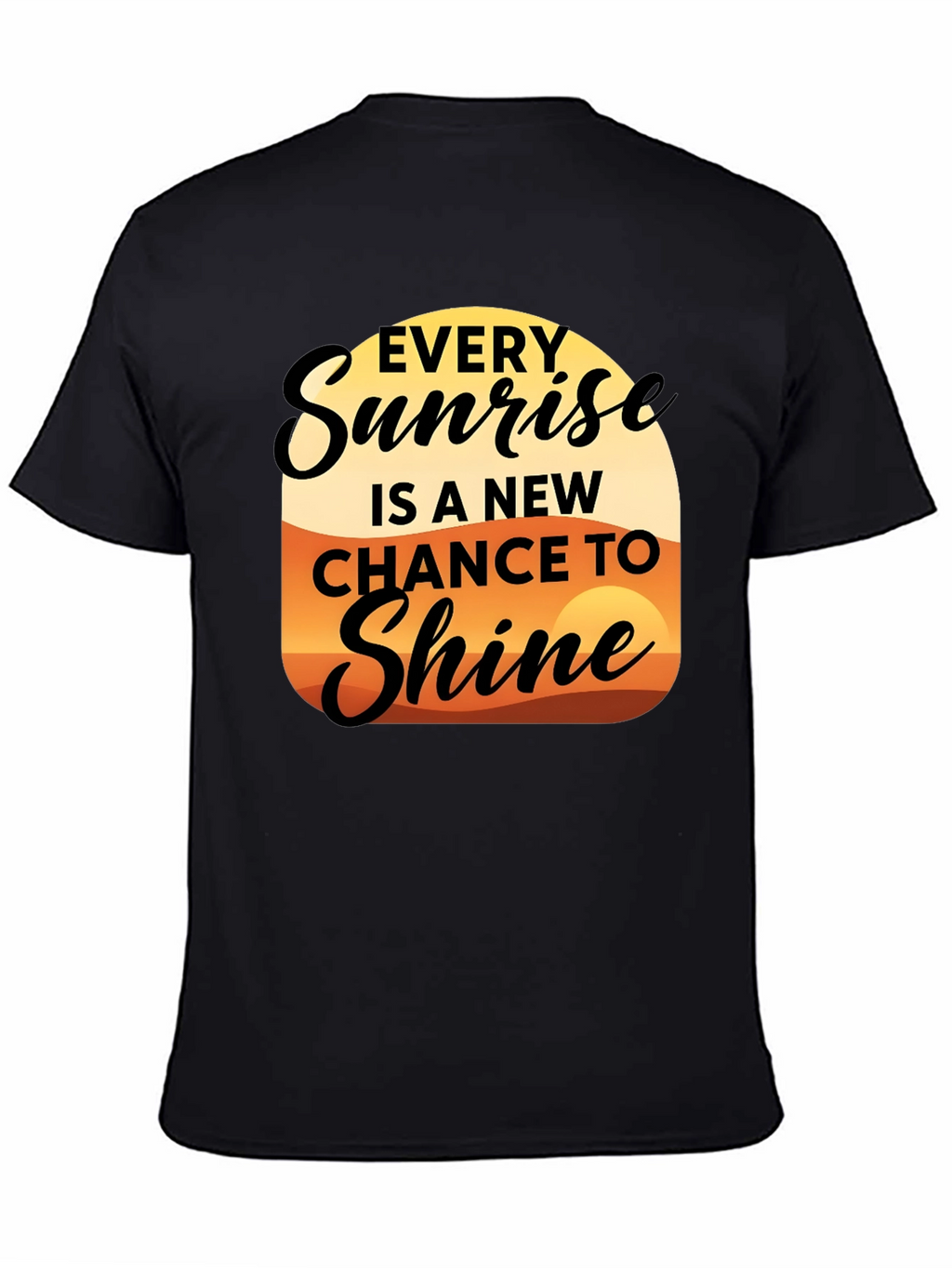 Sunrise Shine Graphic Tee - Inspirational Design