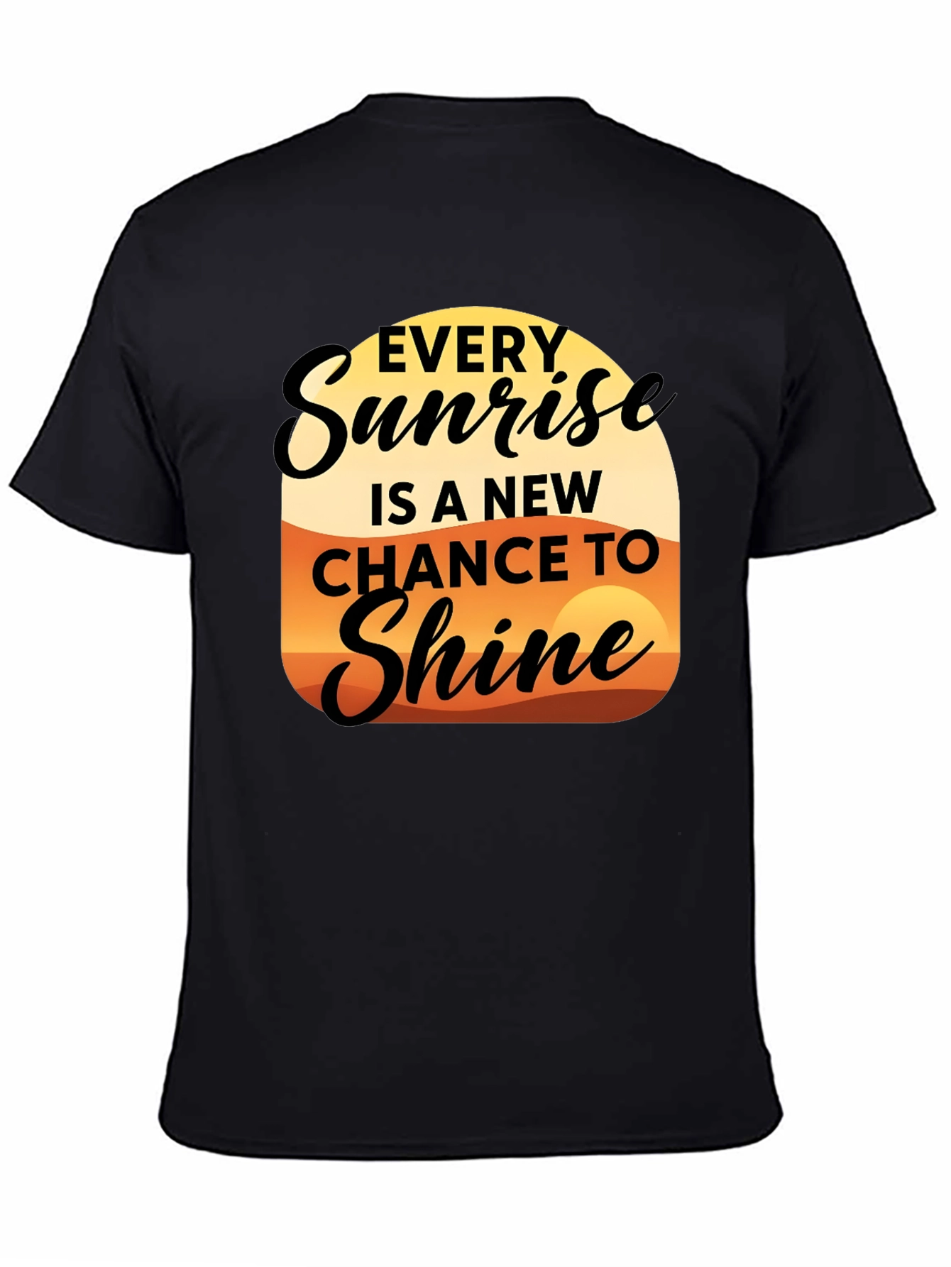 Sunrise Shine Graphic Tee - Inspirational Design