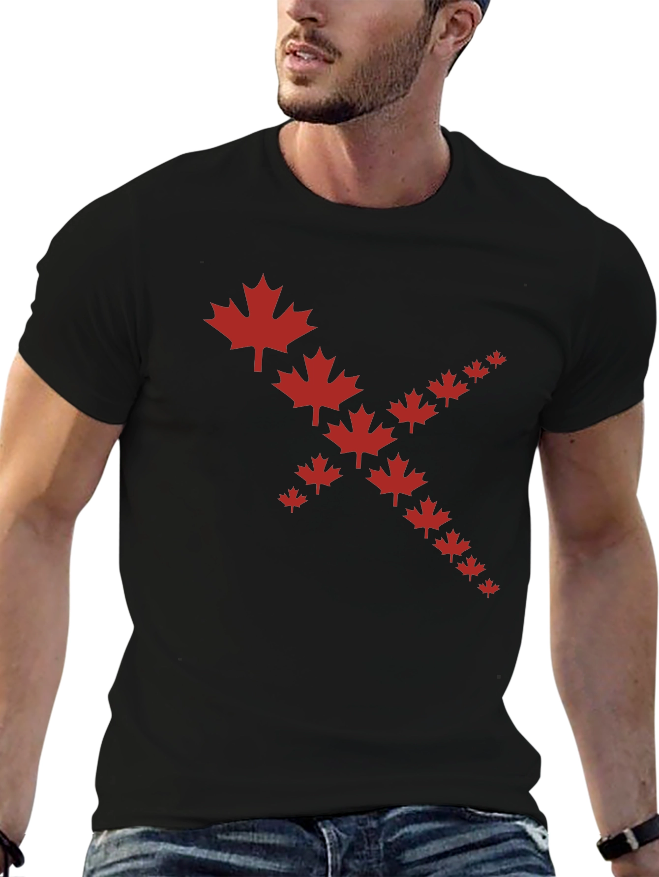 Canada Maple Leaf T-Shirt Graphic Tee