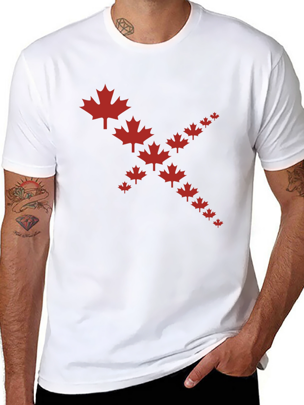 Canada Maple Leaf T-Shirt Graphic Tee
