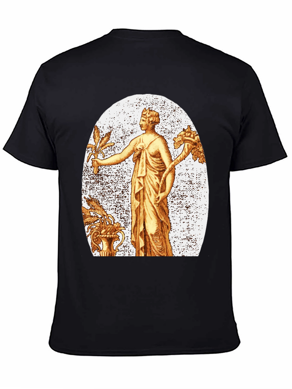 Ancient Goddess Graphic Tee - Black