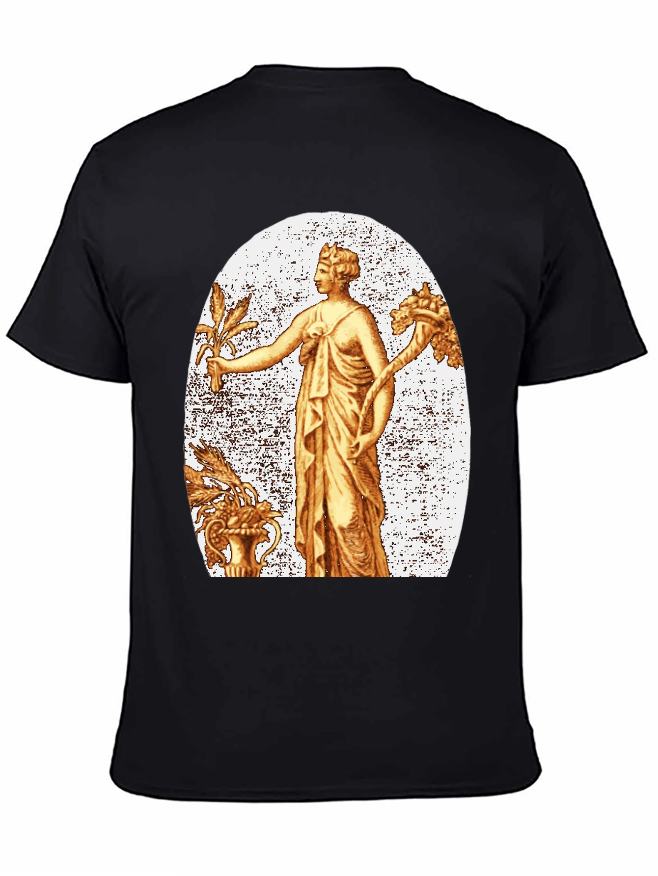 Ancient Goddess Graphic Tee - Black