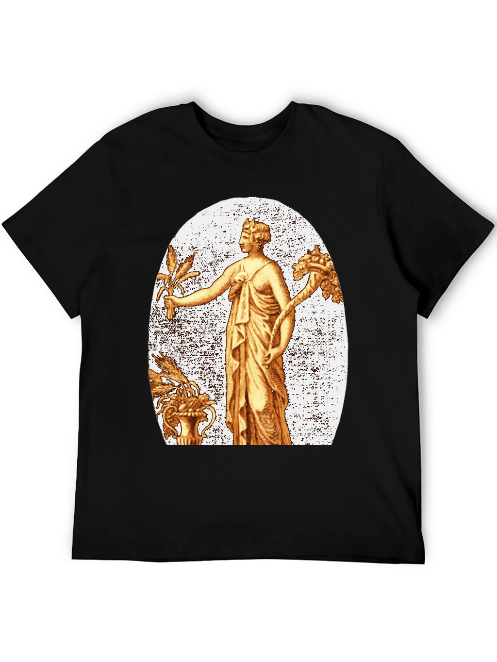 Ancient Goddess Graphic Tee - Black