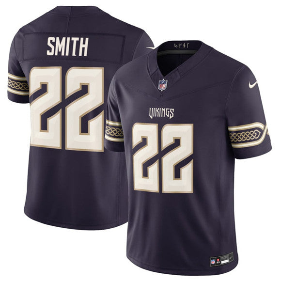 Men's Minnesota Vikings #22 Harrison Smith Deep Purple 2026 F.U.S.E. Rivalries Collection Limited Football Stitched Jersey