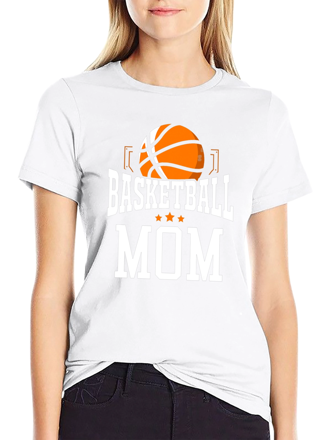 Basketball Mom T-Shirt - Black