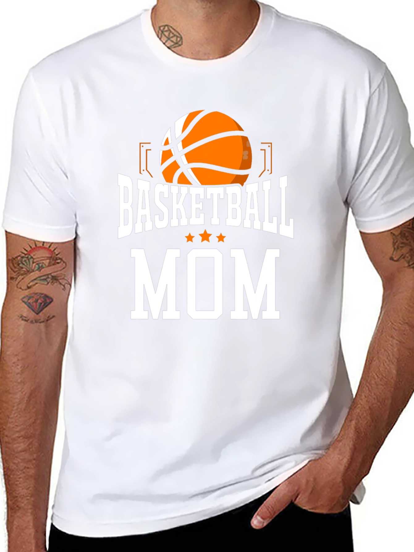 Basketball Mom T-Shirt - Black