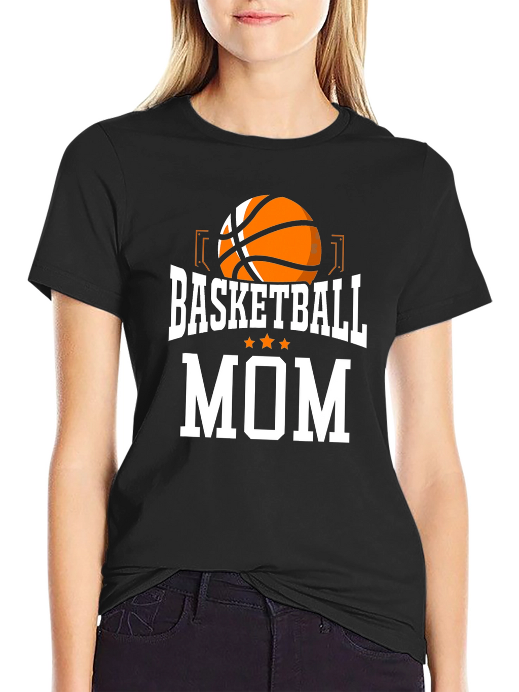Basketball Mom T-Shirt - Black