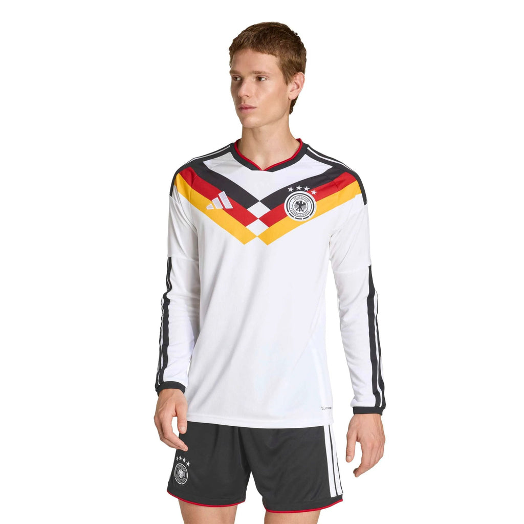 2026 Germany Men's Stadium Home Long-Sleeve Soccer Jersey (Custom)