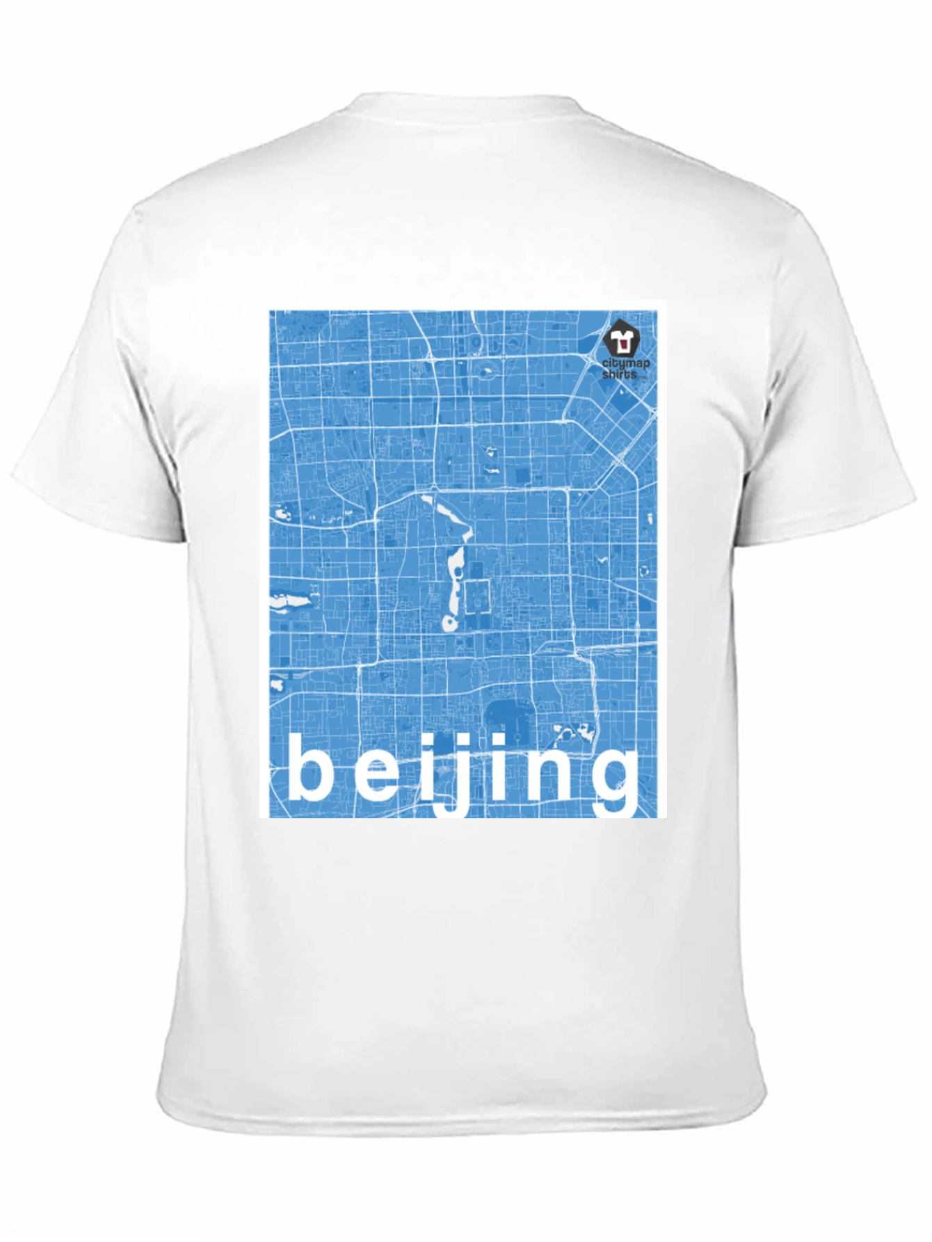 Beijing Map T-Shirt - Stylish City Souvenir Tee