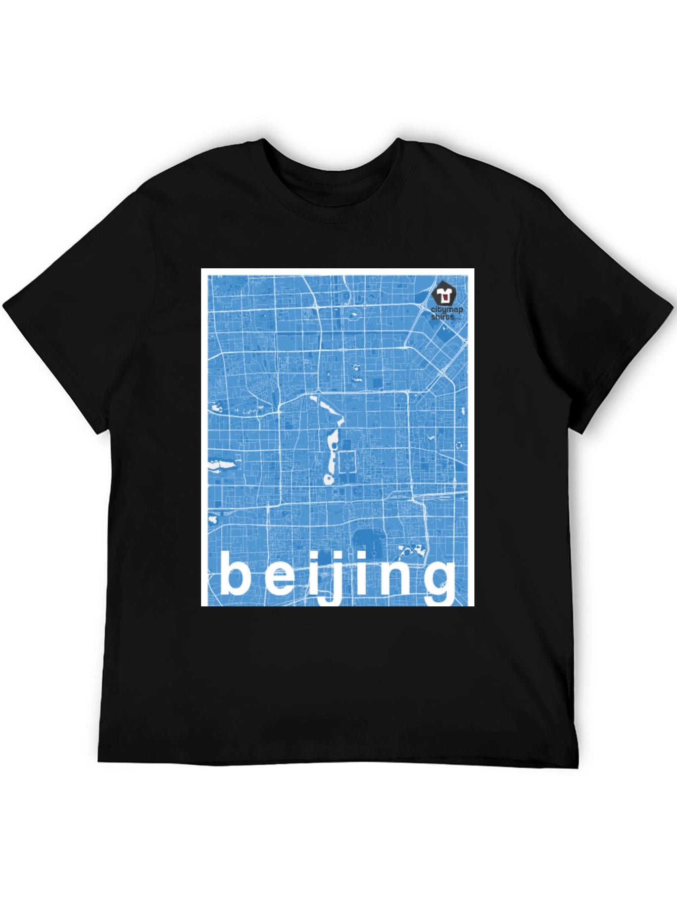 Beijing Map T-Shirt - Stylish City Souvenir Tee