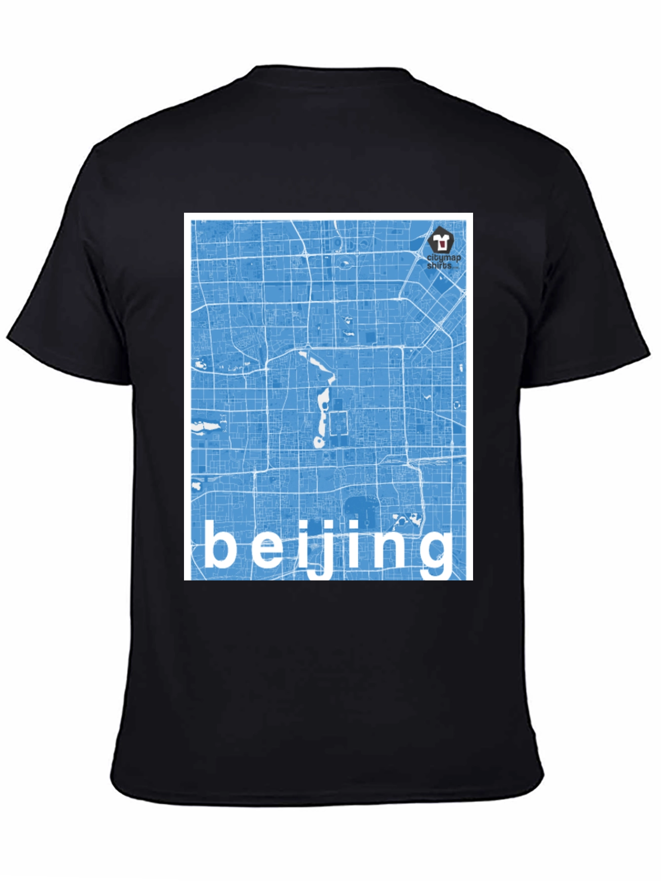 Beijing Map T-Shirt - Stylish City Souvenir Tee